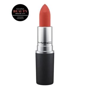 BNIB MAC Powder Kiss Lipstick in Devoted To Chili